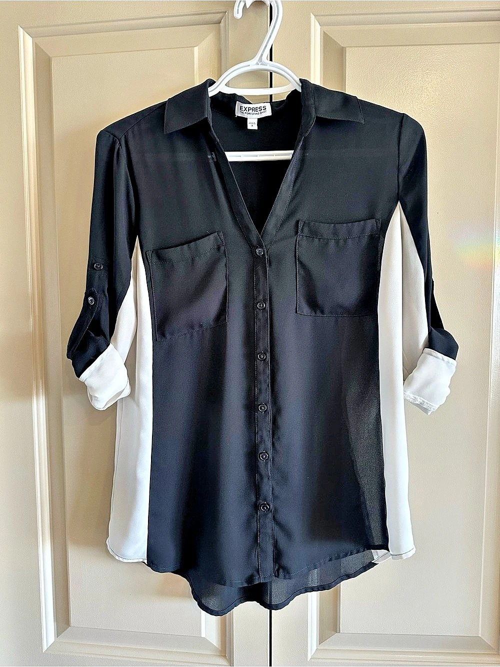 Express The Portofino Shirt Color Block S